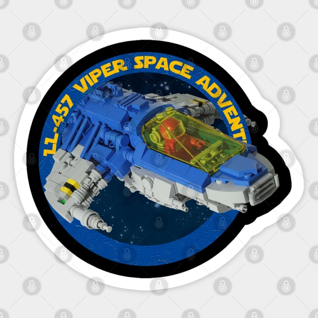 LL 457 Viper Space Adventure Sticker by mamahkian